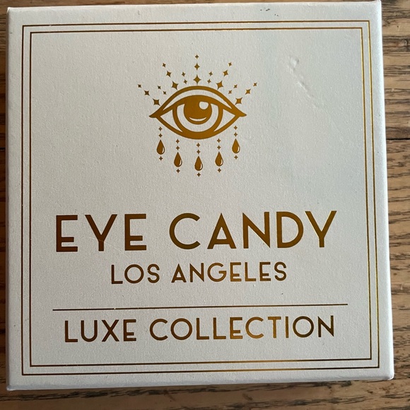 Eye Candy Los Angeles Luxe Collection Rhinestone Earrings 14K Gold Plated Alloy - Picture 3 of 4